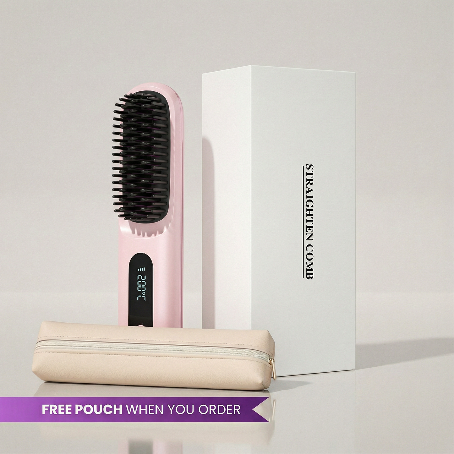 Ceramic Straightening Brush PRO+