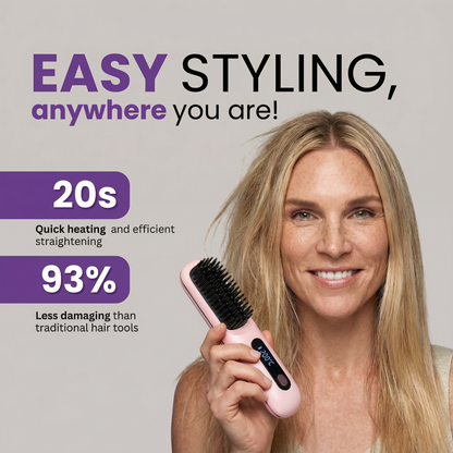 Ceramic Straightening Brush PRO+