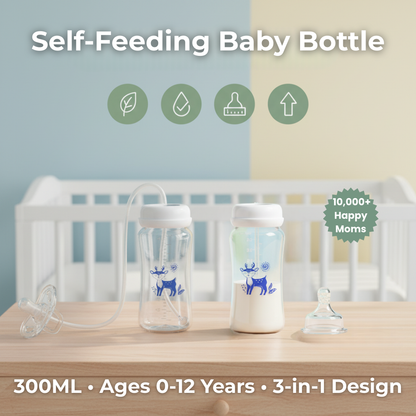 Self-Feeding Baby Bottle