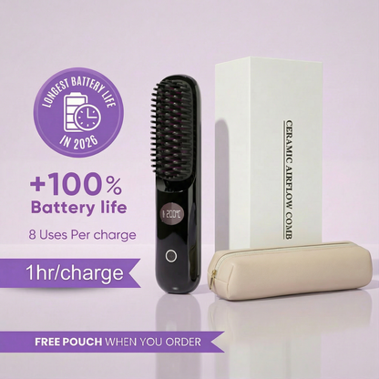 Ceramic Airflow Straightening Brush 2.0
