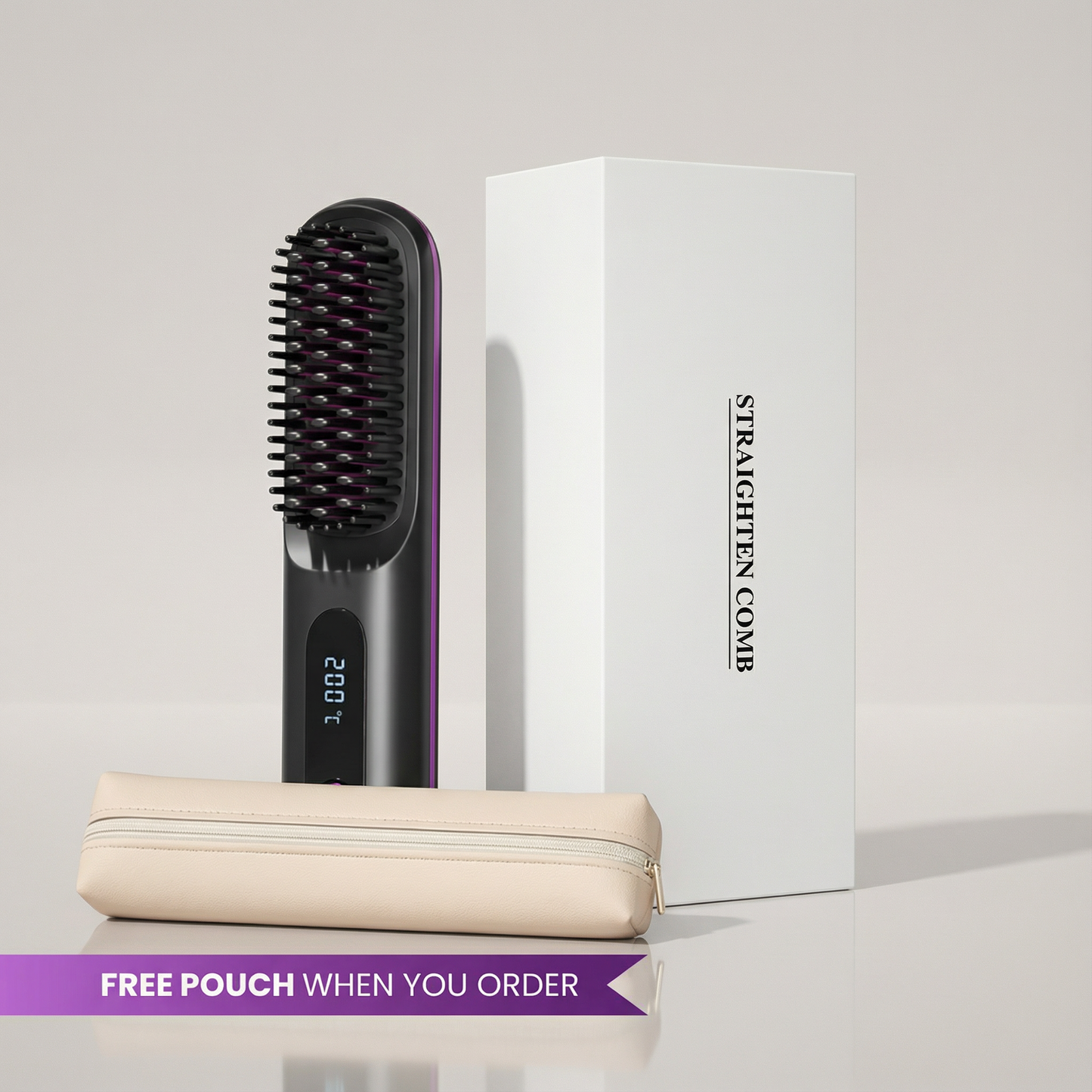 Ceramic Straightening Brush PRO+