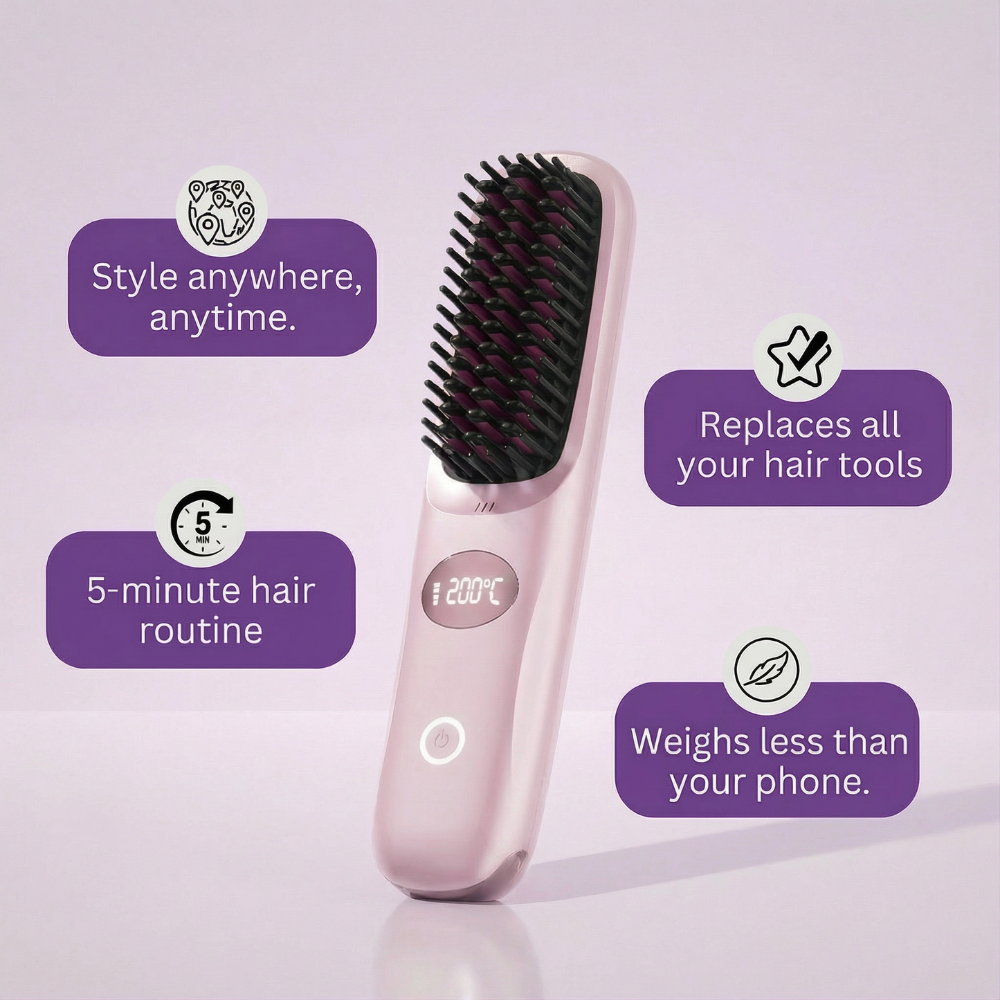 Ceramic Airflow Straightening Brush 2.0