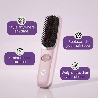 Ceramic Airflow Straightening Brush 2.0