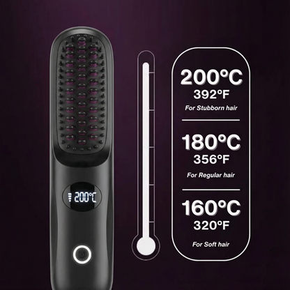 Ceramic Airflow Straightening Brush 2.0