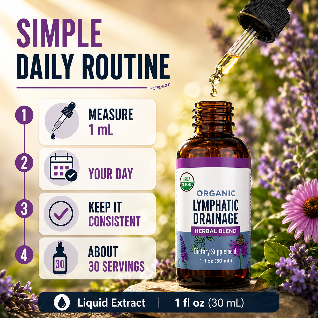 Organic Lymphatic Drainage Drops