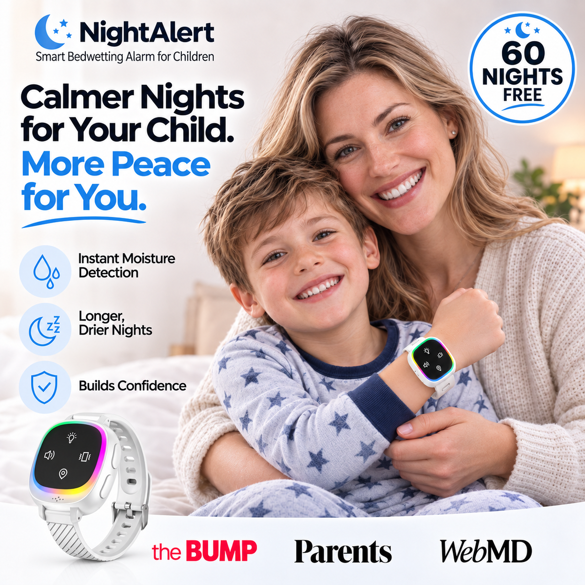 NightAlert Wireless Bedwetting Alarm