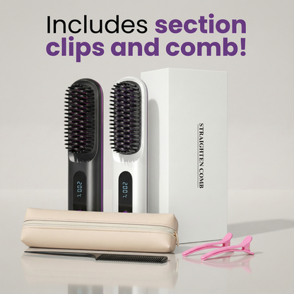 Ceramic Straightening Brush PRO+