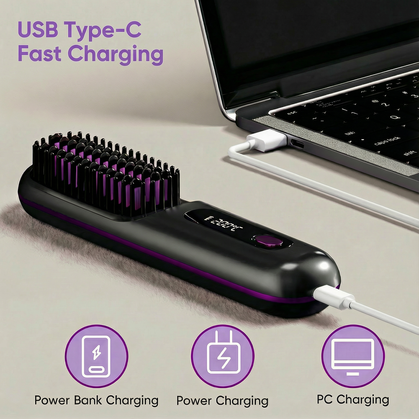 Ceramic Straightening Brush PRO+