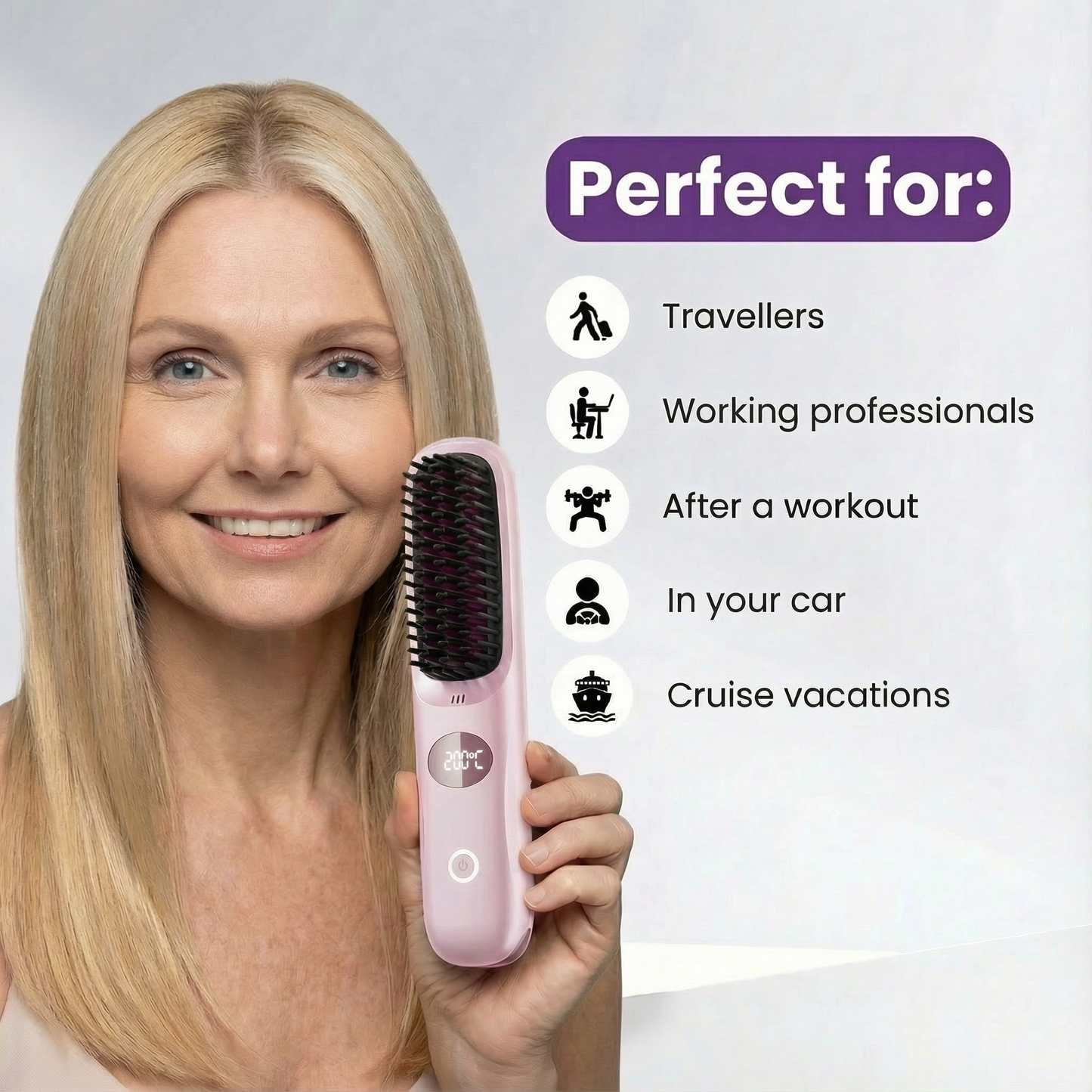 Ceramic Airflow Straightening Brush 2.0