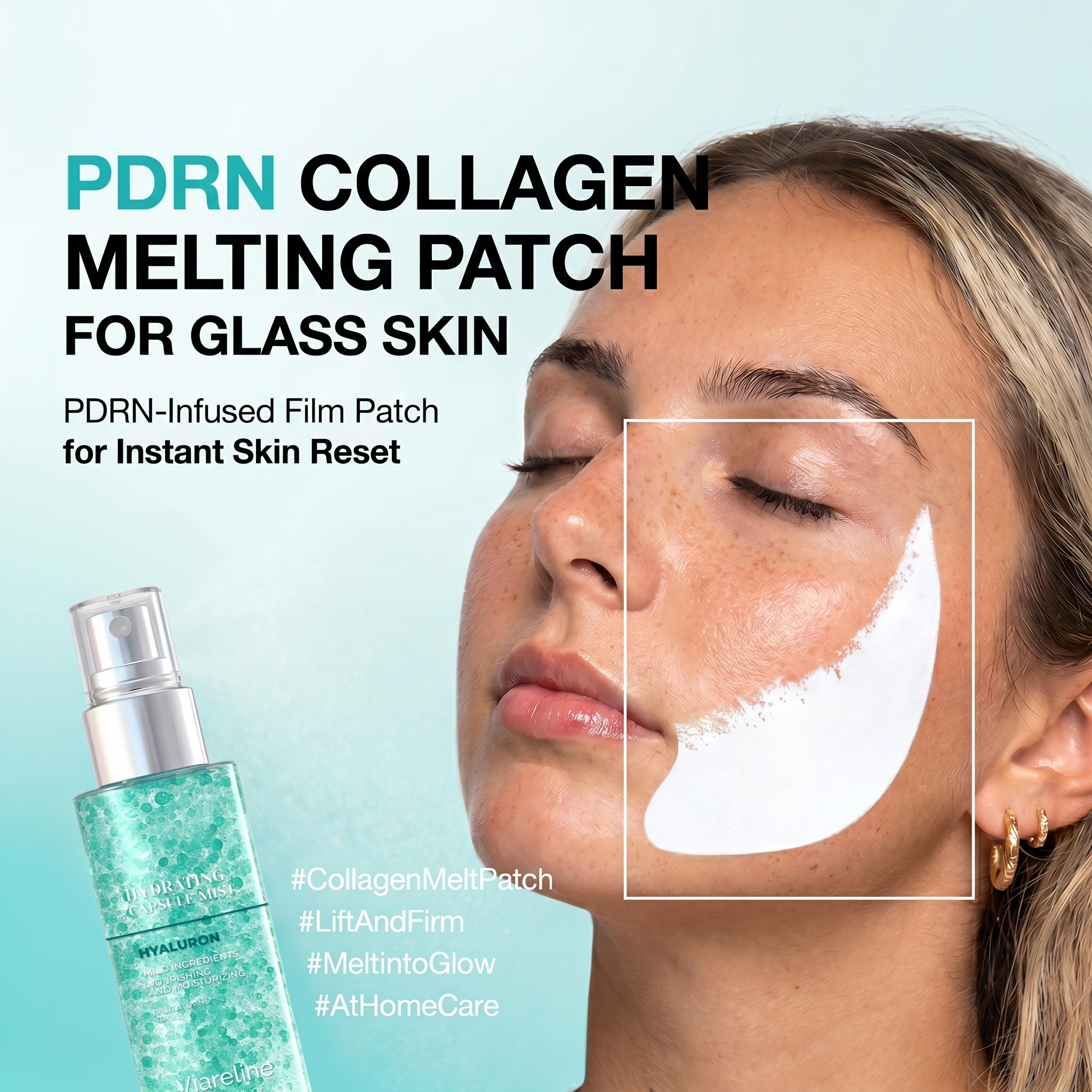 PDRN Collagen Glow Facial Serum Spray